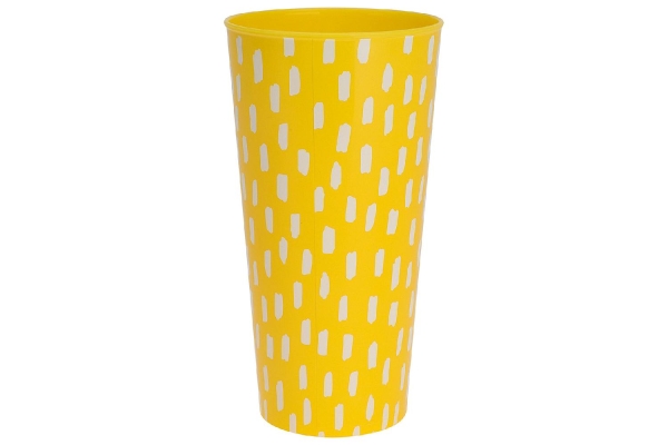 Becher Melamin gelb 14cm 4er Pack